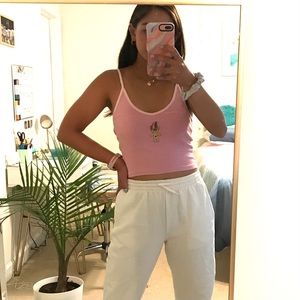 Forever 21 pink trolls top